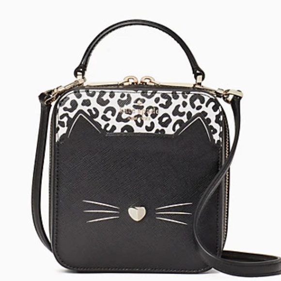 Kate Spade meow cat daisy crossbody purse - Picture 10 of 16